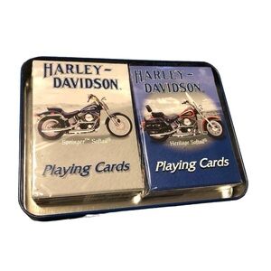 Harley-Davidson 2 Pack Playing Cards in Tin